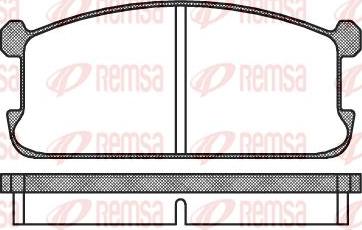 Kawe 0106 00 - Комплект спирачно феродо, дискови спирачки vvparts.bg