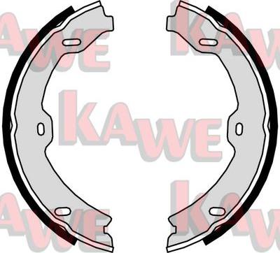 Kawe 01068 - Комплект спирачна челюст, ръчна спирачка vvparts.bg