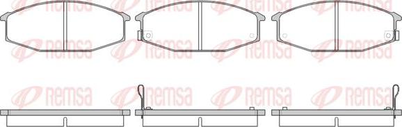 Kawe 0115 02 - Комплект спирачно феродо, дискови спирачки vvparts.bg