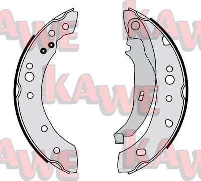 Kawe 01161 - Комплект спирачна челюст vvparts.bg