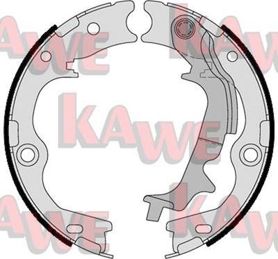 Kawe 01116 - Комплект спирачна челюст, ръчна спирачка vvparts.bg