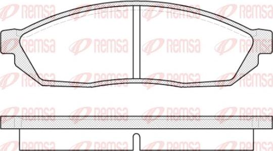 Kawe 0111 00 - Комплект спирачно феродо, дискови спирачки vvparts.bg