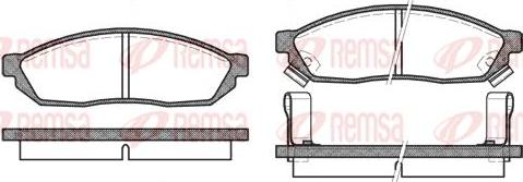 Kawe 0111 02 - Комплект спирачно феродо, дискови спирачки vvparts.bg