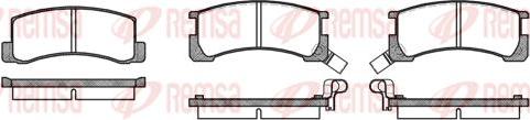 Kawe 0185 02 - Комплект спирачно феродо, дискови спирачки vvparts.bg