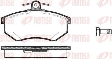 Kawe 0134 20 - Комплект спирачно феродо, дискови спирачки vvparts.bg