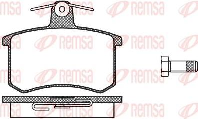 Kawe 0135 10 - Комплект спирачно феродо, дискови спирачки vvparts.bg