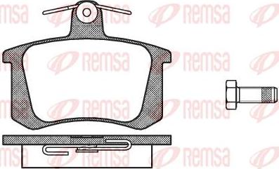 Kawe 0135 20 - Комплект спирачно феродо, дискови спирачки vvparts.bg