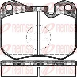 Kawe 0131 00 - Комплект спирачно феродо, дискови спирачки vvparts.bg