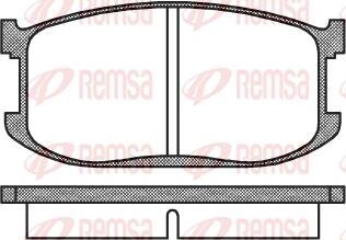 Kawe 0126 00 - Комплект спирачно феродо, дискови спирачки vvparts.bg