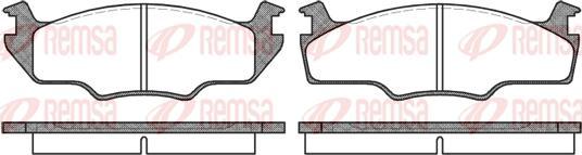 Kawe 0121 00 - Комплект спирачно феродо, дискови спирачки vvparts.bg