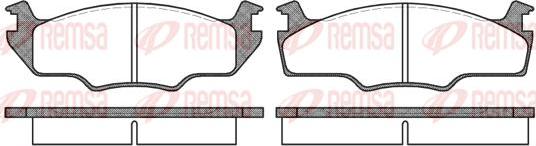 Kawe 0121 10 - Комплект спирачно феродо, дискови спирачки vvparts.bg