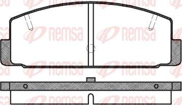 FTE 9005102 - Комплект спирачно феродо, дискови спирачки vvparts.bg