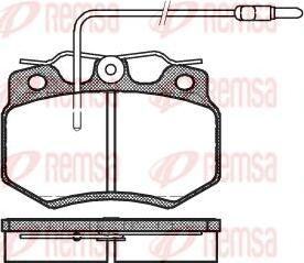 Kawe 0170 04 - Комплект спирачно феродо, дискови спирачки vvparts.bg