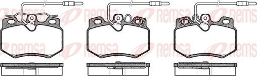 Kawe 0170 14 - Комплект спирачно феродо, дискови спирачки vvparts.bg