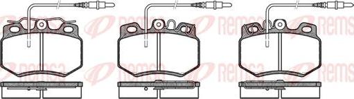 Kawe 0170 34 - Комплект спирачно феродо, дискови спирачки vvparts.bg