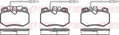 Kawe 0170 24 - Комплект спирачно феродо, дискови спирачки vvparts.bg