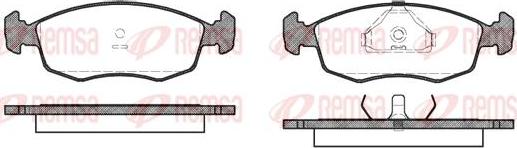 Kawe 0172 00 - Комплект спирачно феродо, дискови спирачки vvparts.bg