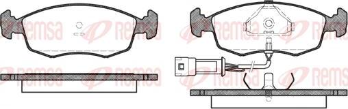 Kawe 0172 02 - Комплект спирачно феродо, дискови спирачки vvparts.bg