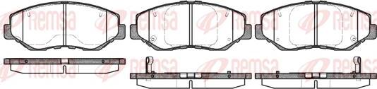 Kawe 0899 00 - Комплект спирачно феродо, дискови спирачки vvparts.bg