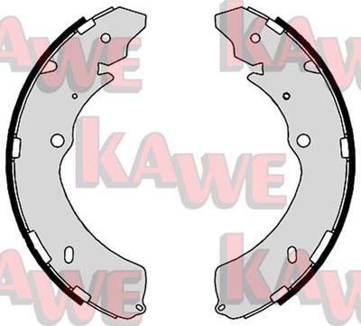 Kawe 08910 - Комплект спирачна челюст vvparts.bg