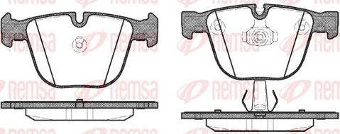 Kawe 0892 00 - Комплект спирачно феродо, дискови спирачки vvparts.bg