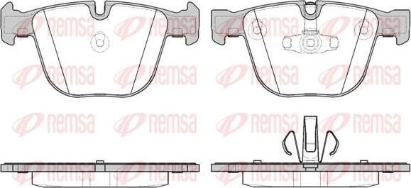 Kawe 0892 20 - Комплект спирачно феродо, дискови спирачки vvparts.bg