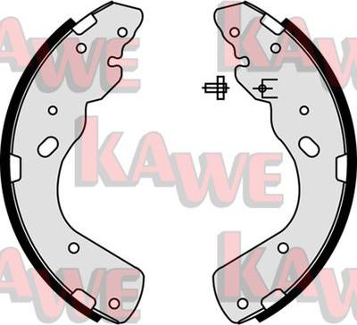 Kawe 08450 - Комплект спирачна челюст vvparts.bg