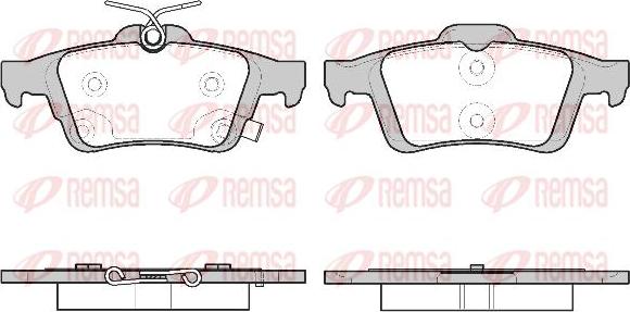 Kawe 0842 11 - Комплект спирачно феродо, дискови спирачки vvparts.bg