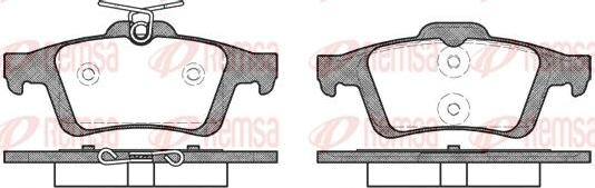 Kawe 0842 30 - Комплект спирачно феродо, дискови спирачки vvparts.bg