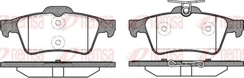 Kawe 0842 20 - Комплект спирачно феродо, дискови спирачки vvparts.bg