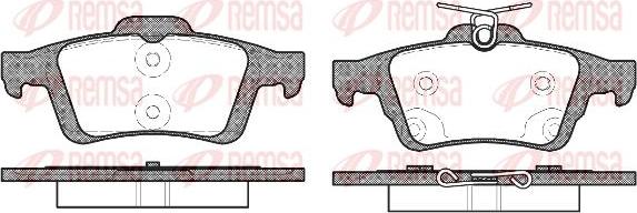 Kawe 0842 70 - Комплект спирачно феродо, дискови спирачки vvparts.bg