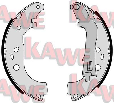 Kawe 08590 - Комплект спирачна челюст vvparts.bg