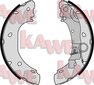 Kawe 08540 - Комплект спирачна челюст vvparts.bg