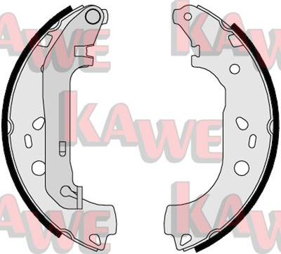 Kawe 08550 - Комплект спирачна челюст vvparts.bg