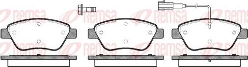 Kawe 0858 01 - Комплект спирачно феродо, дискови спирачки vvparts.bg