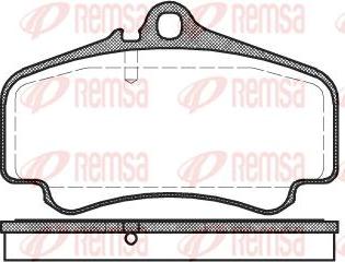 Kawe 0863 00 - Комплект спирачно феродо, дискови спирачки vvparts.bg