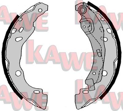 Kawe 08630 - Комплект спирачна челюст vvparts.bg