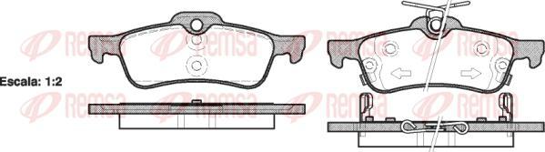 Kawe 0862 02 - Комплект спирачно феродо, дискови спирачки vvparts.bg