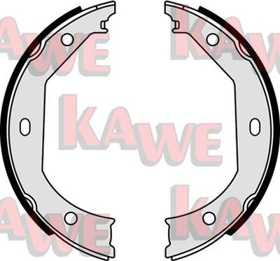Kawe 08090 - Комплект спирачна челюст, ръчна спирачка vvparts.bg