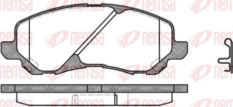 Magneti Marelli 363700201796 - Комплект спирачно феродо, дискови спирачки vvparts.bg