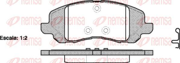 Kawe 0804 20 - Комплект спирачно феродо, дискови спирачки vvparts.bg