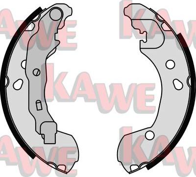 Kawe 08180 - Комплект спирачна челюст vvparts.bg