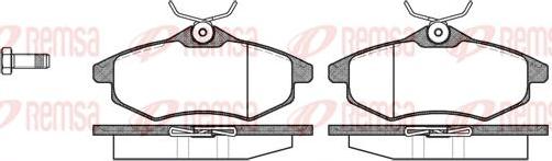 Kawe 0881 00 - Комплект спирачно феродо, дискови спирачки vvparts.bg