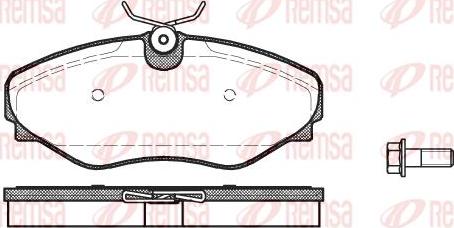 Lemförder 26279 - Комплект спирачно феродо, дискови спирачки vvparts.bg