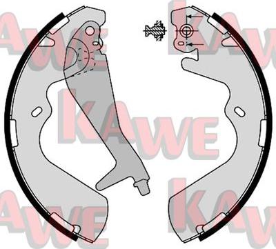 Kawe 08240 - Комплект спирачна челюст vvparts.bg