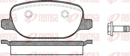 Kawe 0878 00 - Комплект спирачно феродо, дискови спирачки vvparts.bg