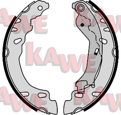 Kawe 08780 - Комплект спирачна челюст vvparts.bg