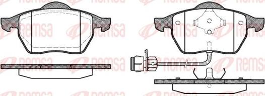 Kawe 0390 02 - Комплект спирачно феродо, дискови спирачки vvparts.bg