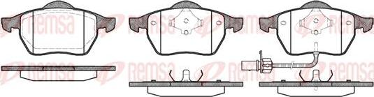 Kawe 0390 11 - Комплект спирачно феродо, дискови спирачки vvparts.bg