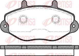 Kawe 0392 00 - Комплект спирачно феродо, дискови спирачки vvparts.bg